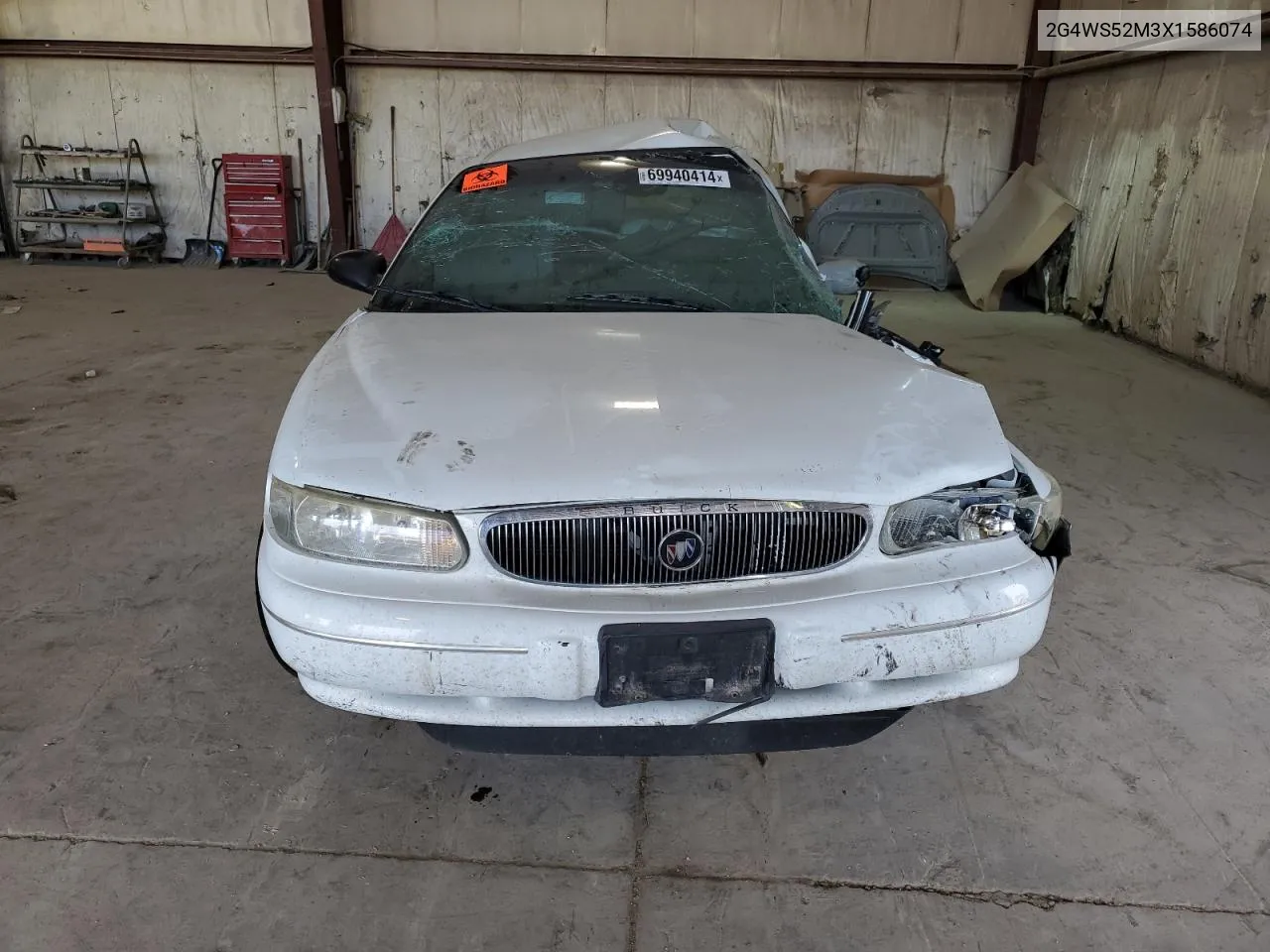 1999 Buick Century Custom VIN: 2G4WS52M3X1586074 Lot: 69940414