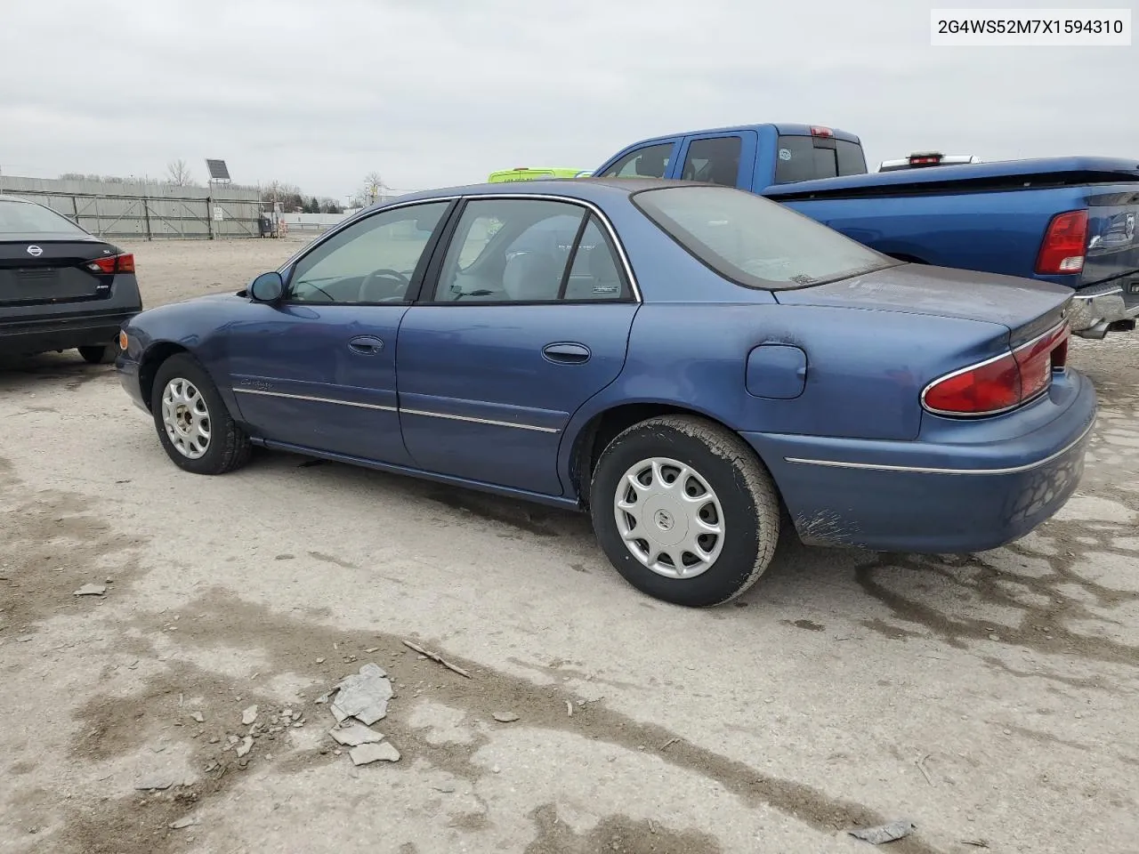 1999 Buick Century Custom VIN: 2G4WS52M7X1594310 Lot: 81126574