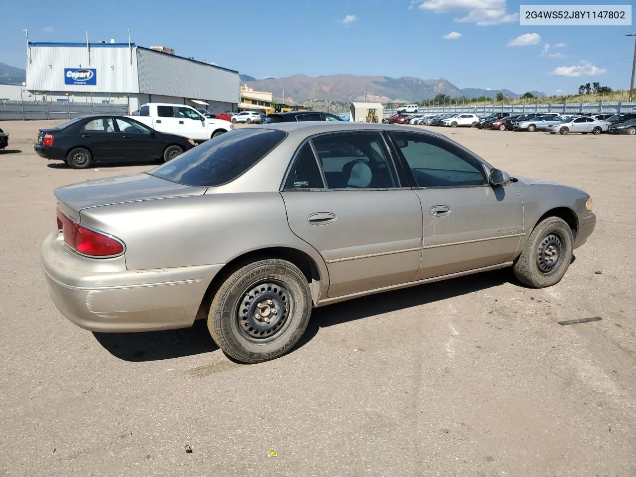 2G4WS52J8Y1147802 2000 Buick Century Custom