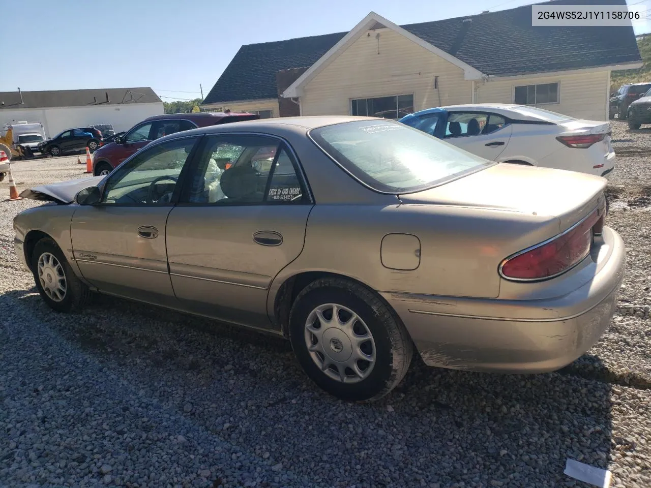 2000 Buick Century Custom VIN: 2G4WS52J1Y1158706 Lot: 74526374