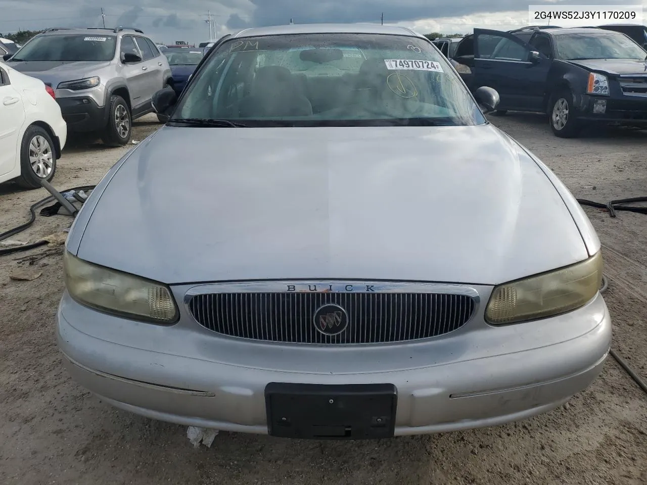 2000 Buick Century Custom VIN: 2G4WS52J3Y1170209 Lot: 74970724