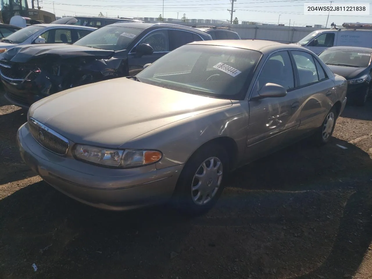 2001 Buick Century Custom VIN: 2G4WS52J811221838 Lot: 69898444