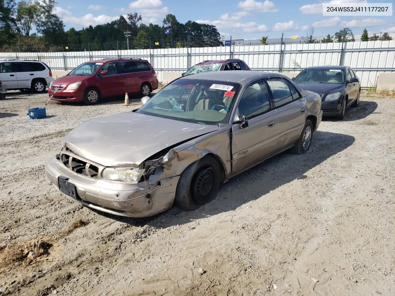 2G4WS52J411177207 2001 Buick Century Custom