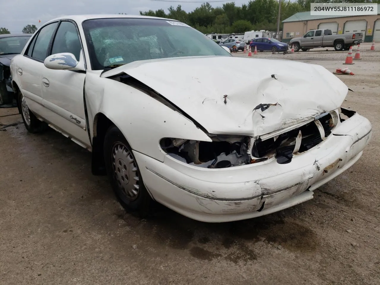 2G4WY55J811186972 2001 Buick Century Limited