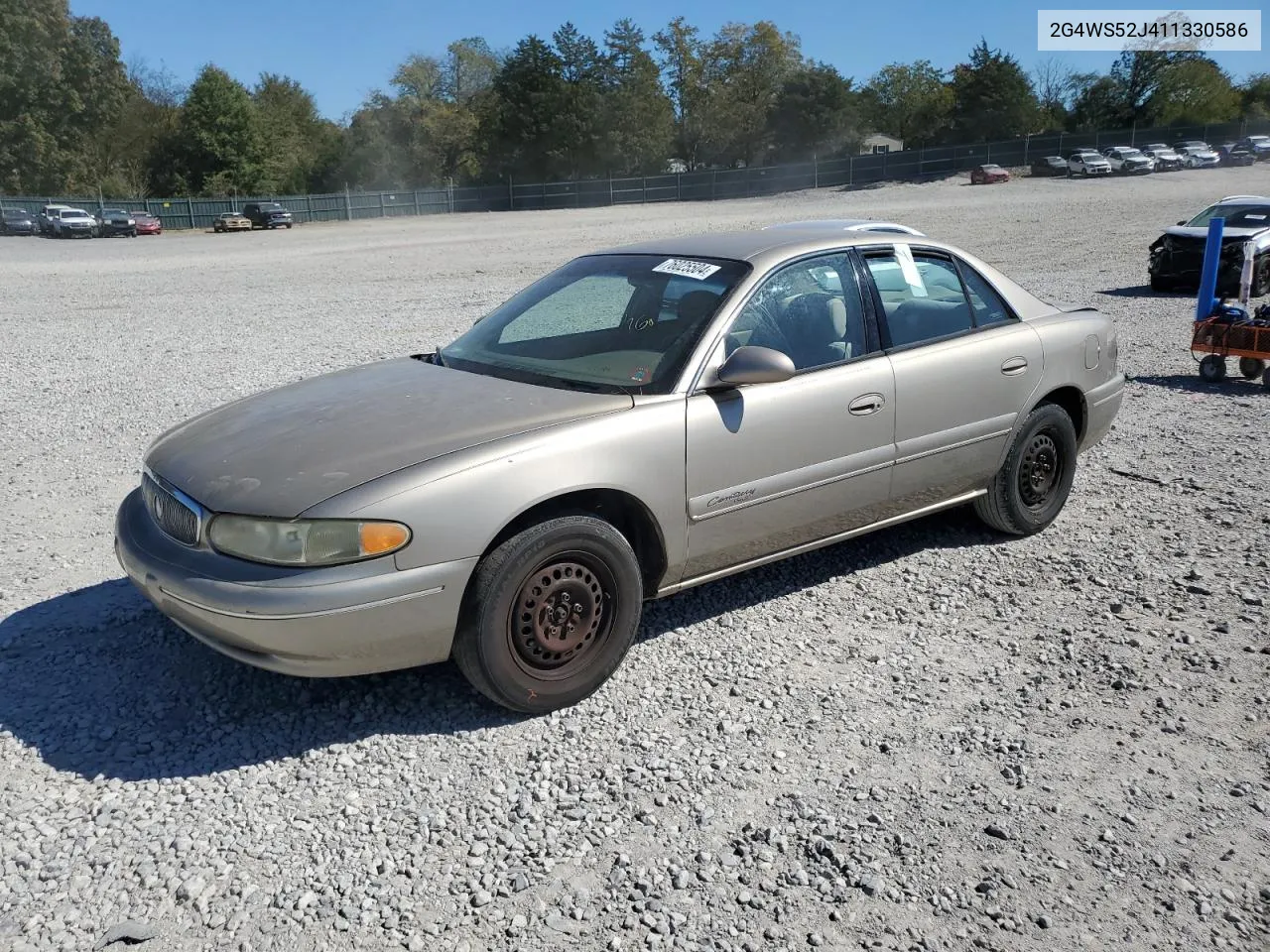 2001 Buick Century Custom VIN: 2G4WS52J411330586 Lot: 76025504