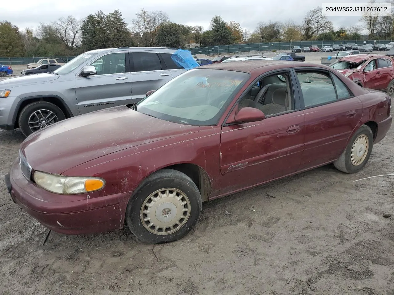 2001 Buick Century Custom VIN: 2G4WS52J311267612 Lot: 78909534