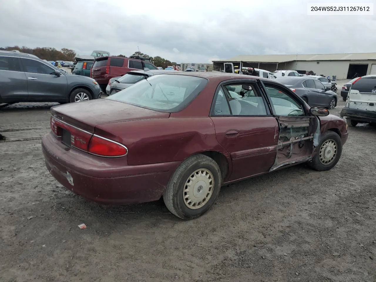 2001 Buick Century Custom VIN: 2G4WS52J311267612 Lot: 78909534