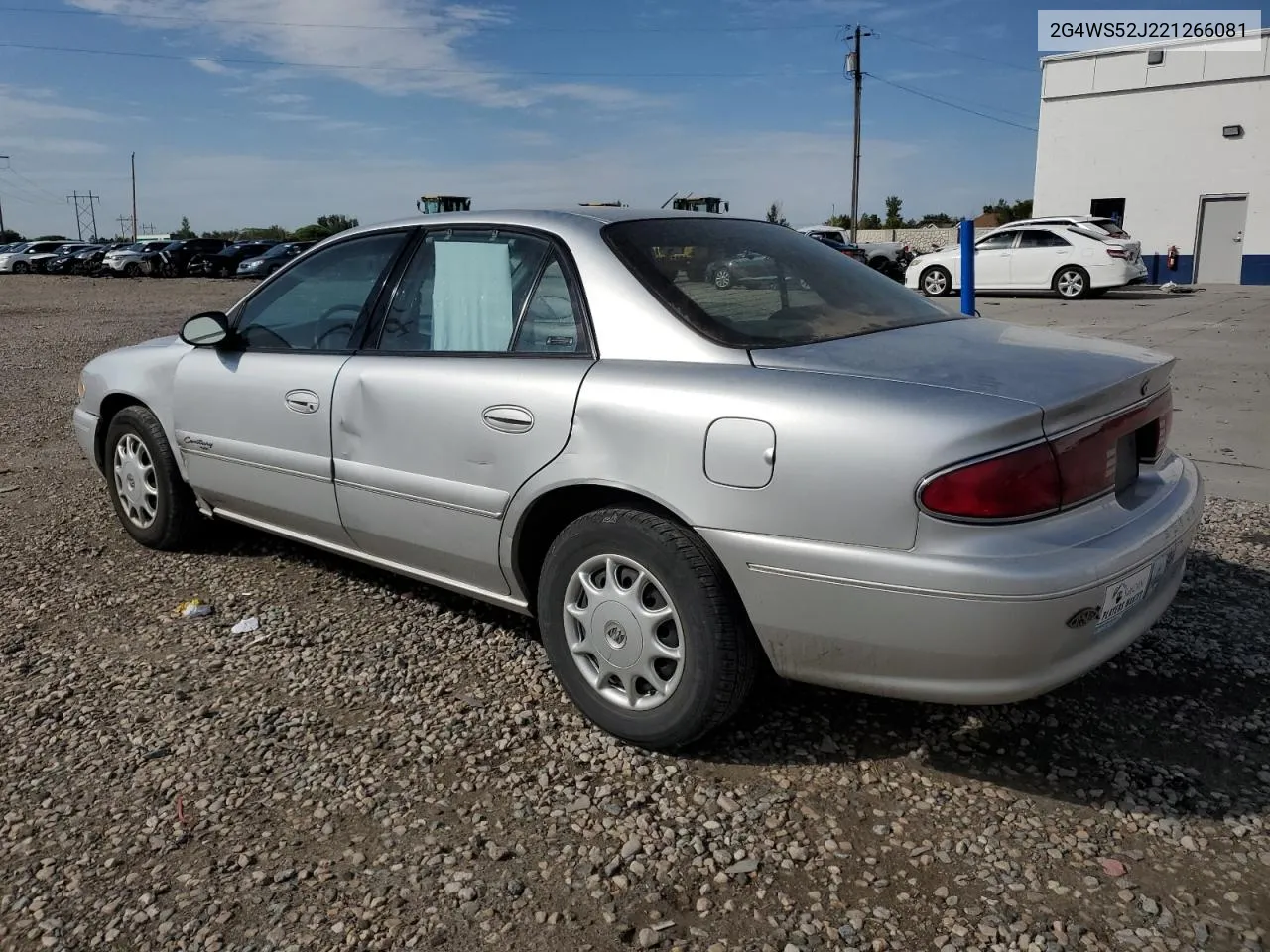 2002 Buick Century Custom VIN: 2G4WS52J221266081 Lot: 66558854