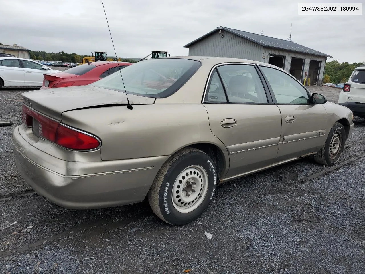 2002 Buick Century Custom VIN: 2G4WS52J021180994 Lot: 70983204