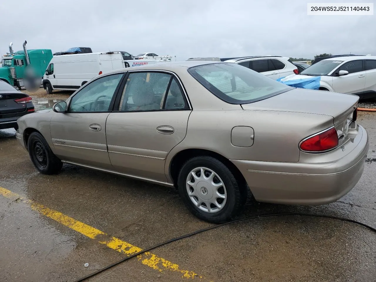 2002 Buick Century Custom VIN: 2G4WS52J521140443 Lot: 72423714