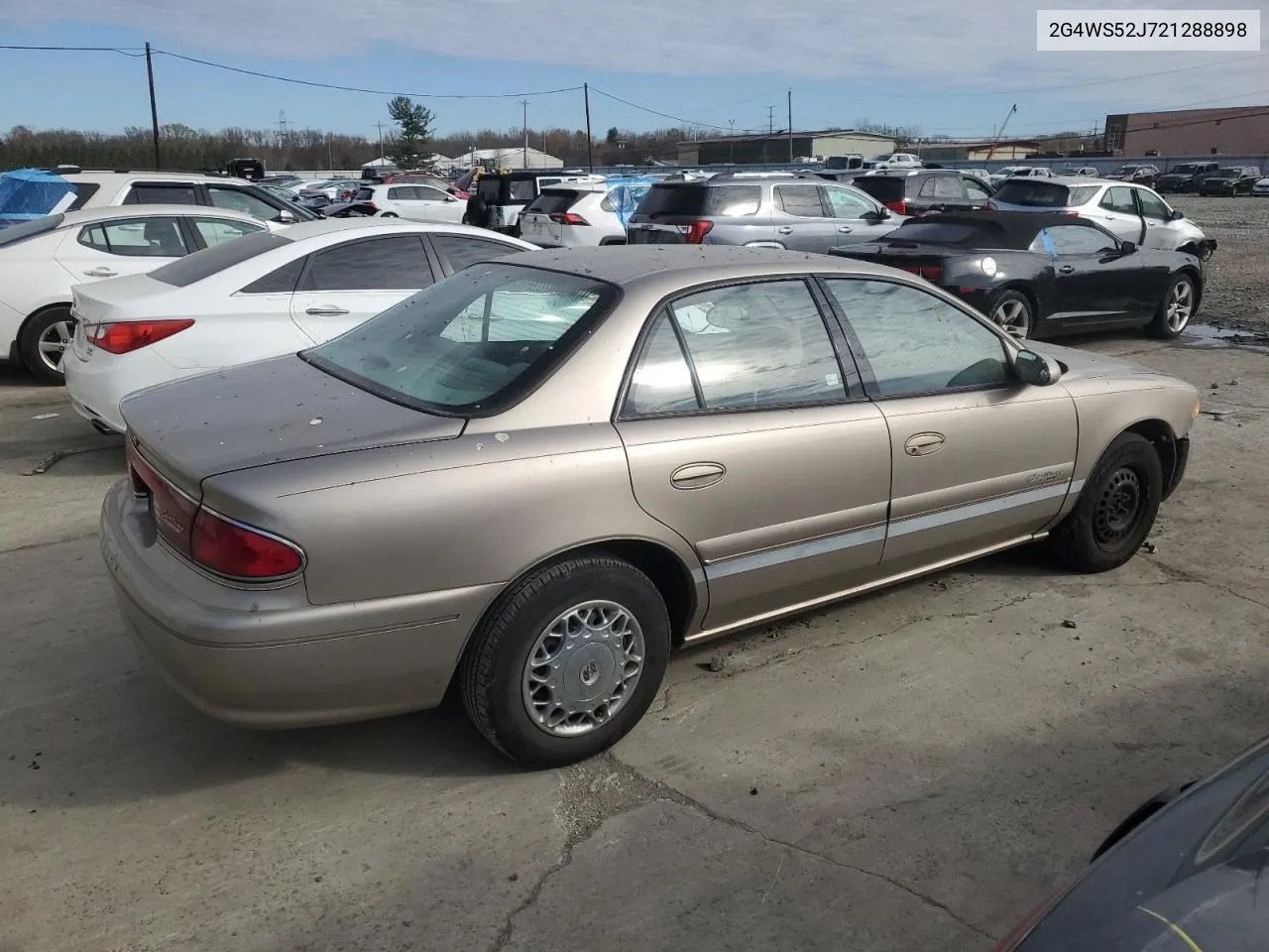 2002 Buick Century Custom VIN: 2G4WS52J721288898 Lot: 80956194