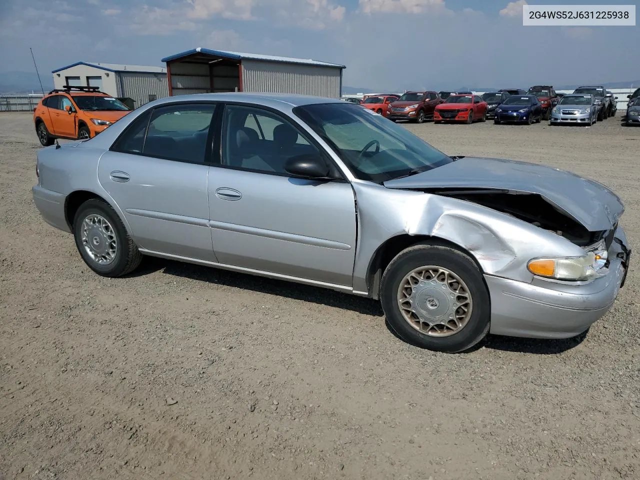 2003 Buick Century Custom VIN: 2G4WS52J631225938 Lot: 62764694