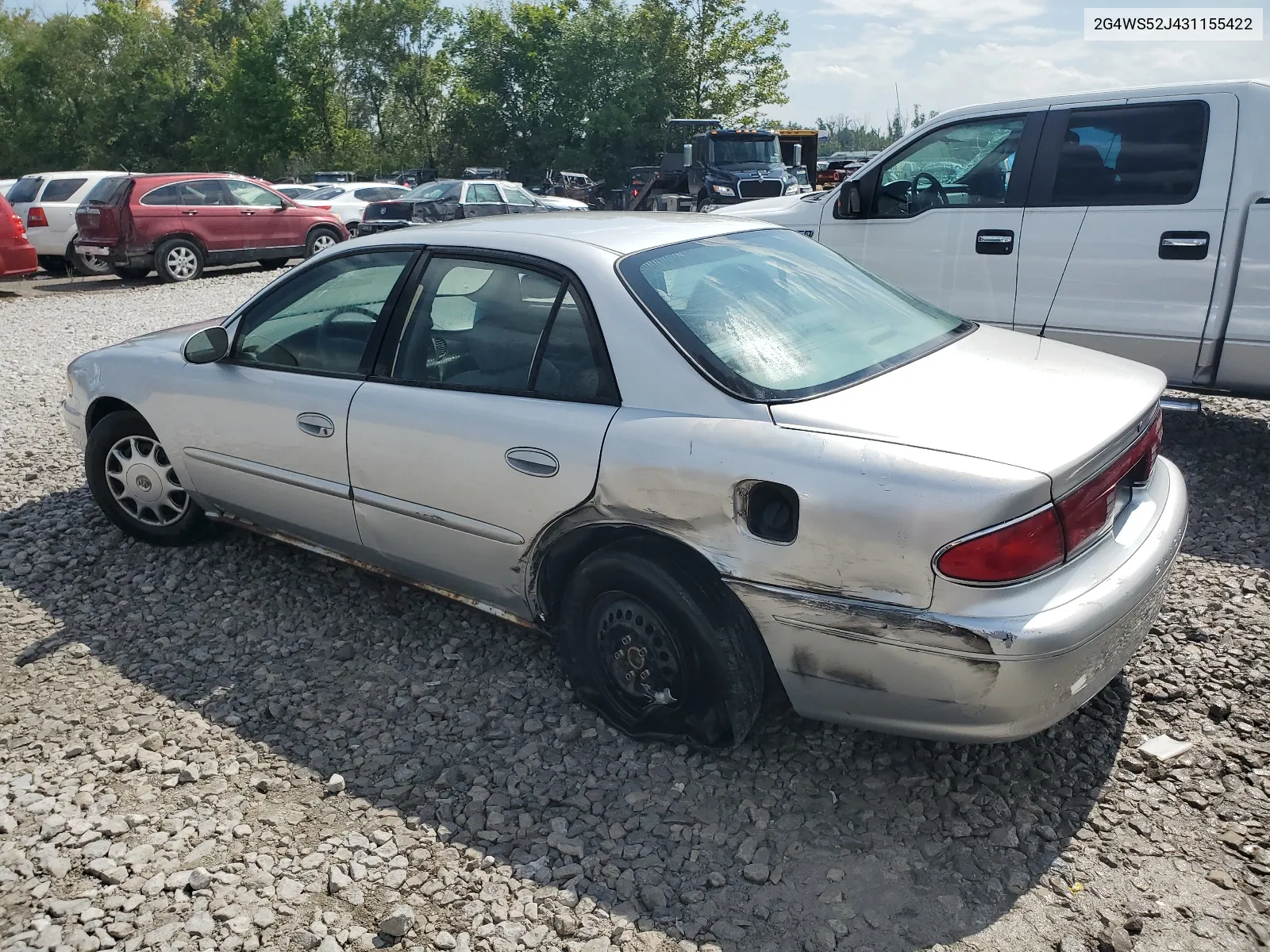 2003 Buick Century Custom VIN: 2G4WS52J431155422 Lot: 66920924