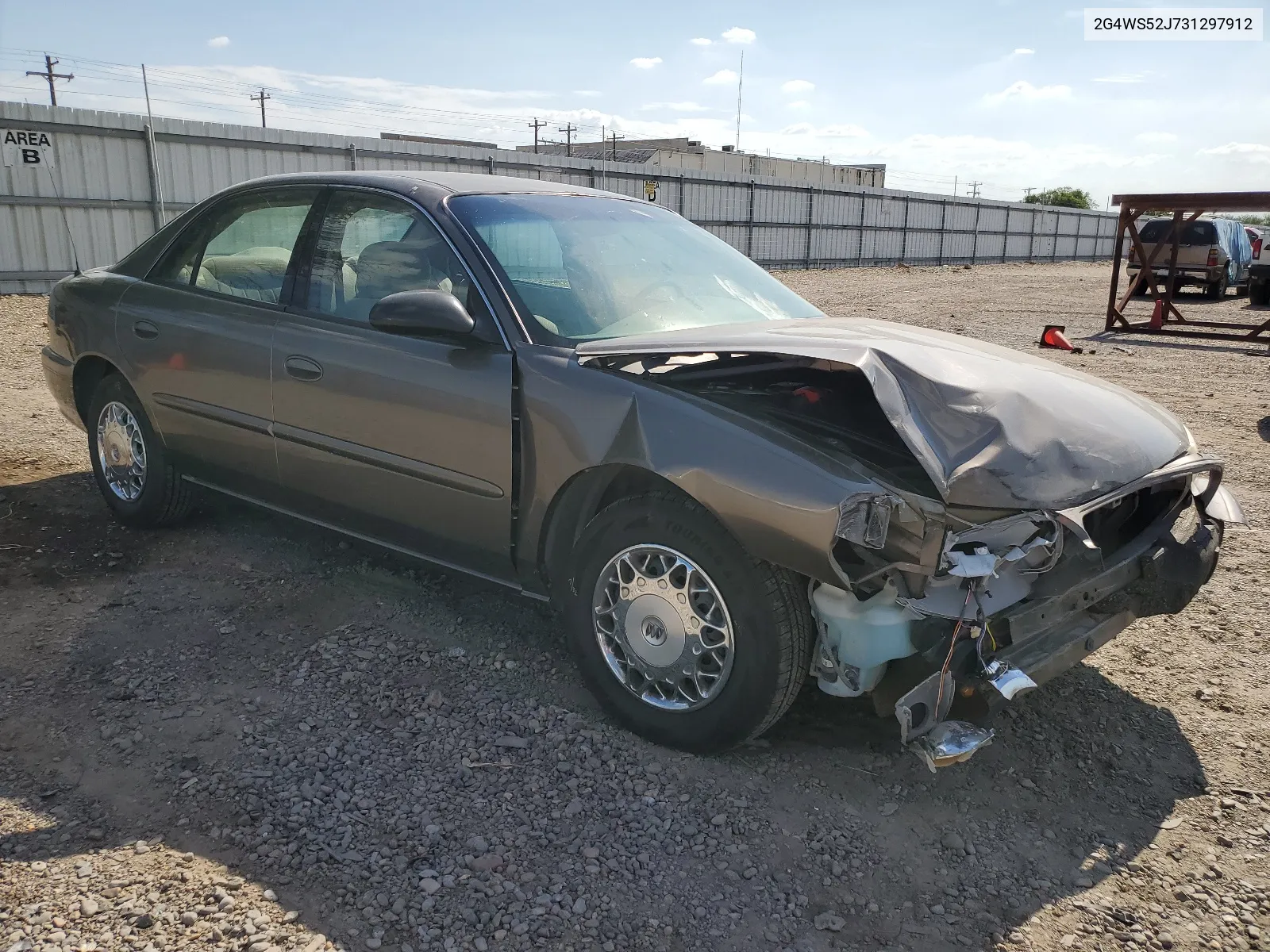 2003 Buick Century Custom VIN: 2G4WS52J731297912 Lot: 68256654