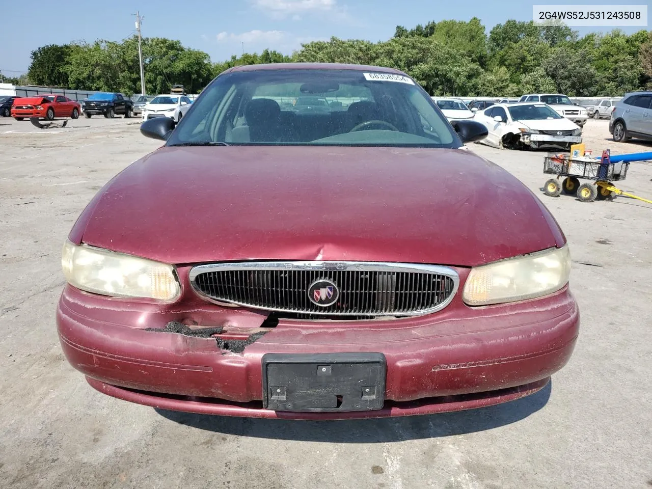 2003 Buick Century Custom VIN: 2G4WS52J531243508 Lot: 68358554