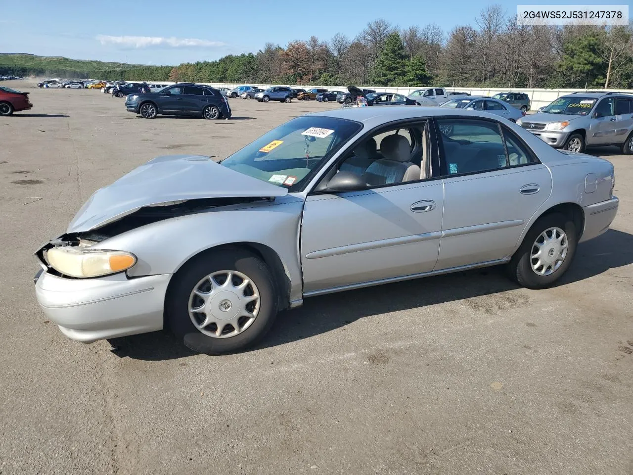 2003 Buick Century Custom VIN: 2G4WS52J531247378 Lot: 68560894