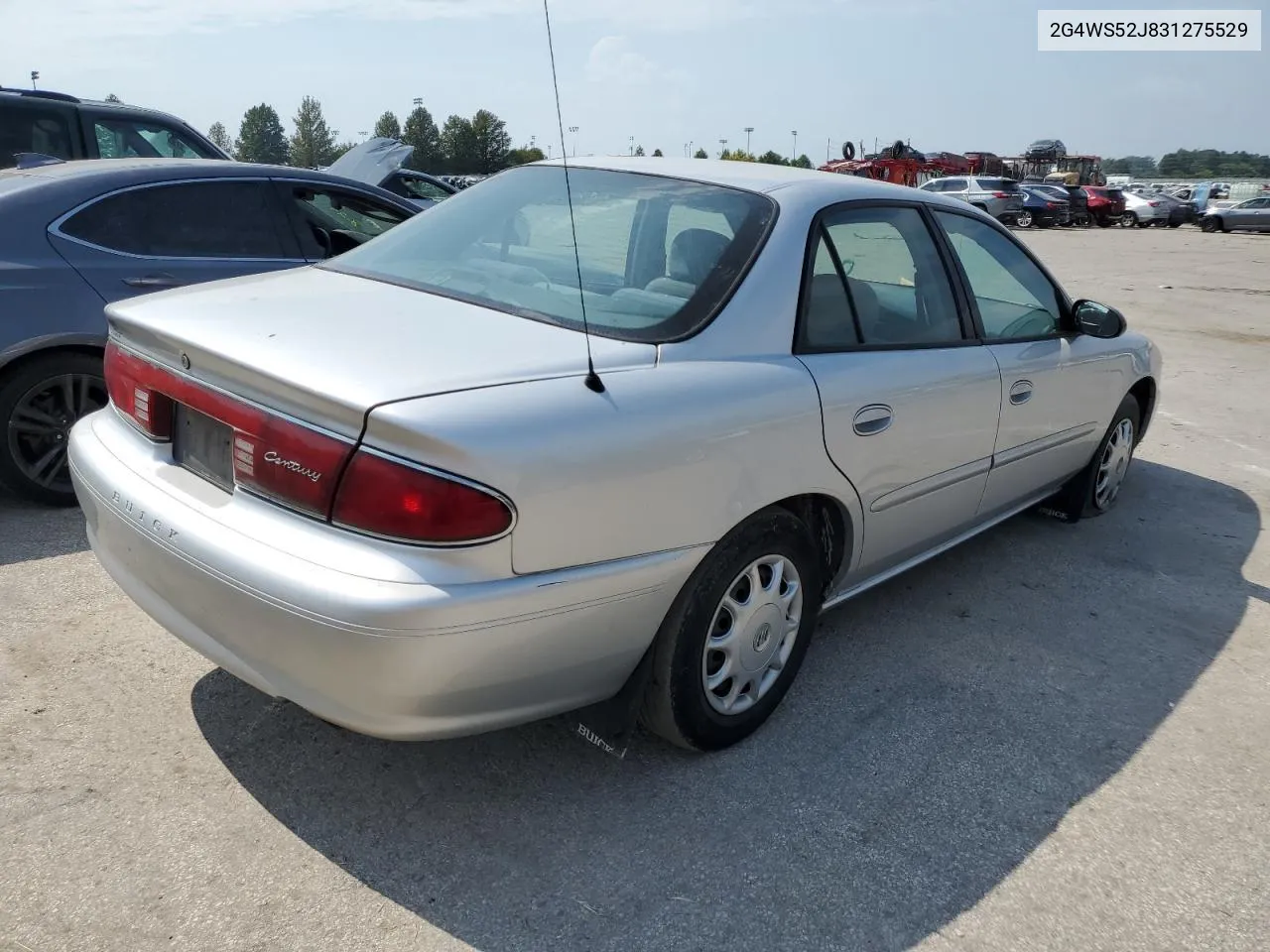 2003 Buick Century Custom VIN: 2G4WS52J831275529 Lot: 69389904