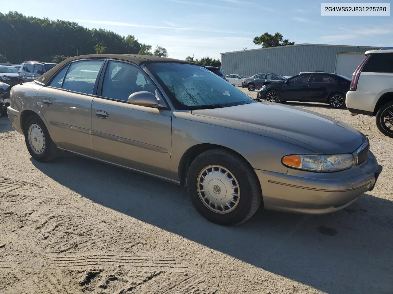 2003 Buick Century Custom VIN: 2G4WS52J831225780 Lot: 70795904