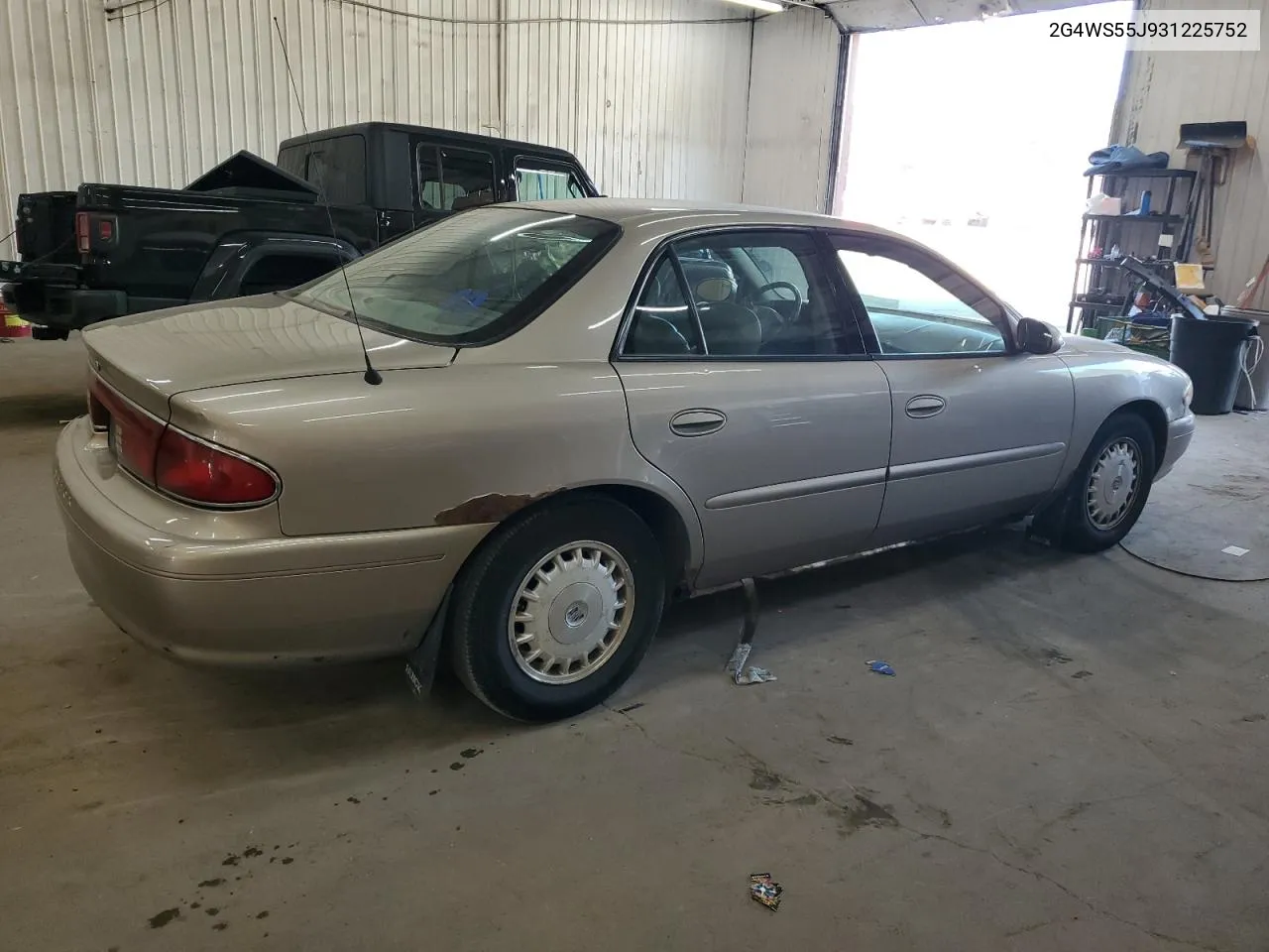 2003 Buick Century Custom VIN: 2G4WS55J931225752 Lot: 71599184