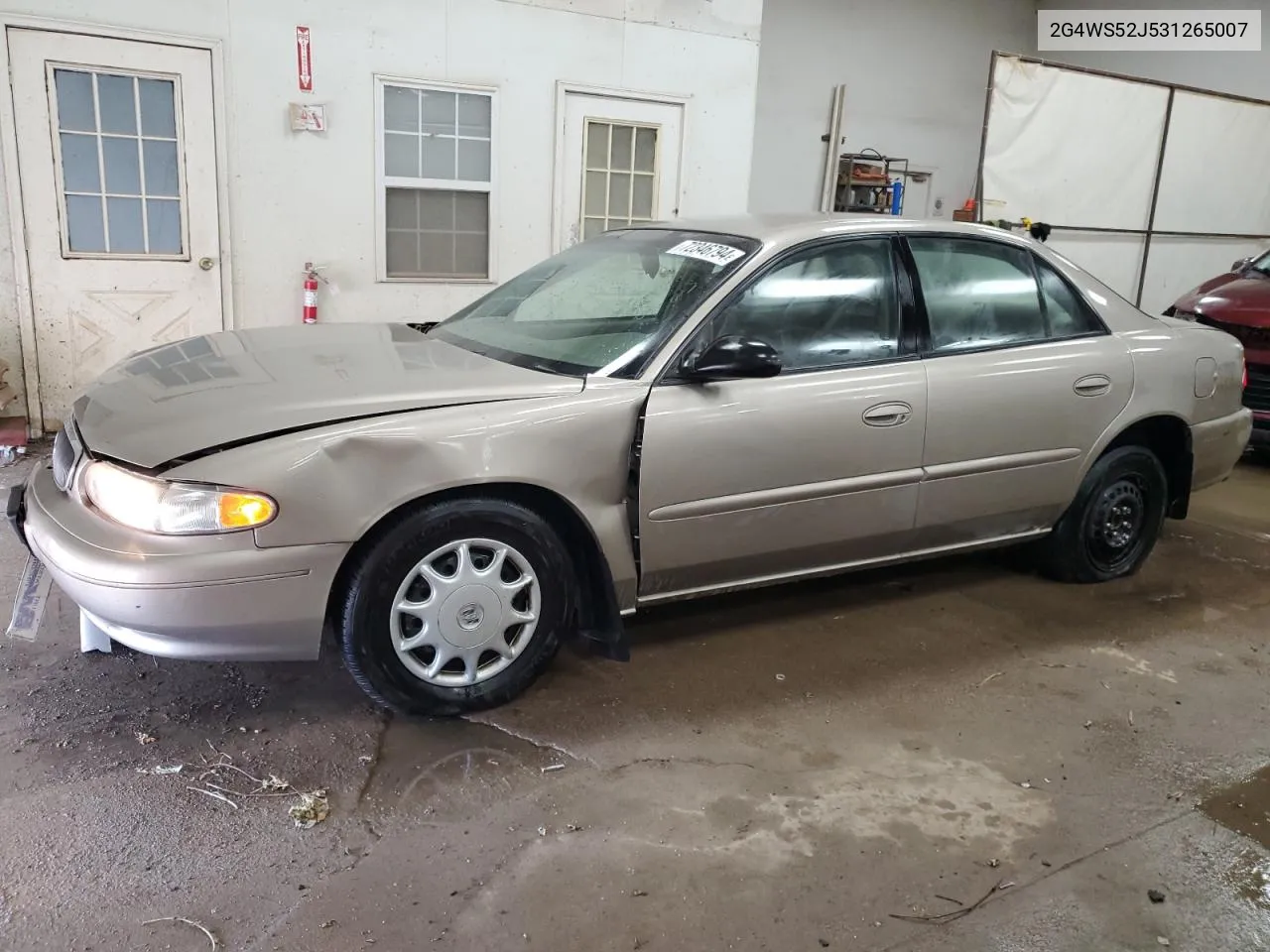 2G4WS52J531265007 2003 Buick Century Custom