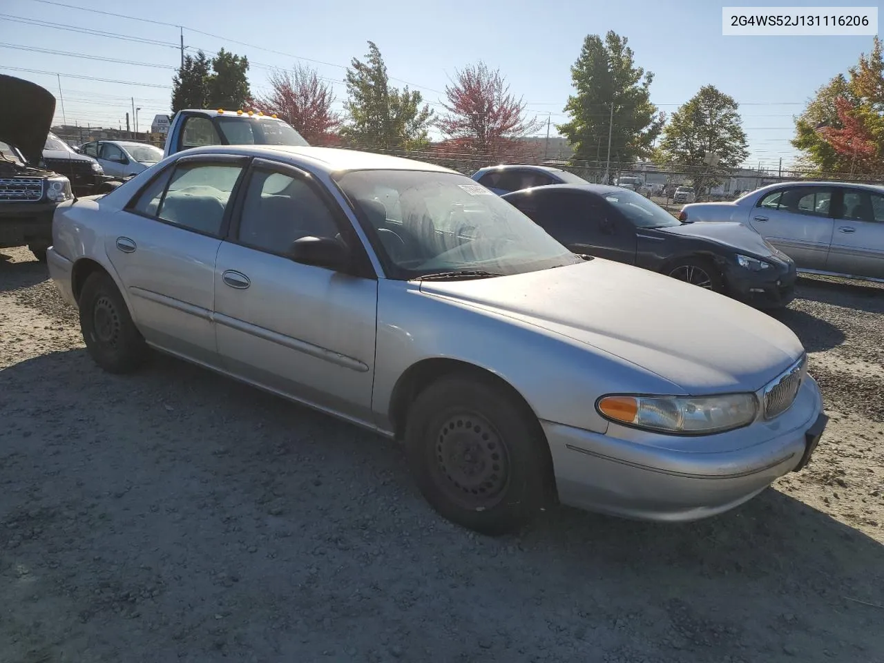 2G4WS52J131116206 2003 Buick Century Custom