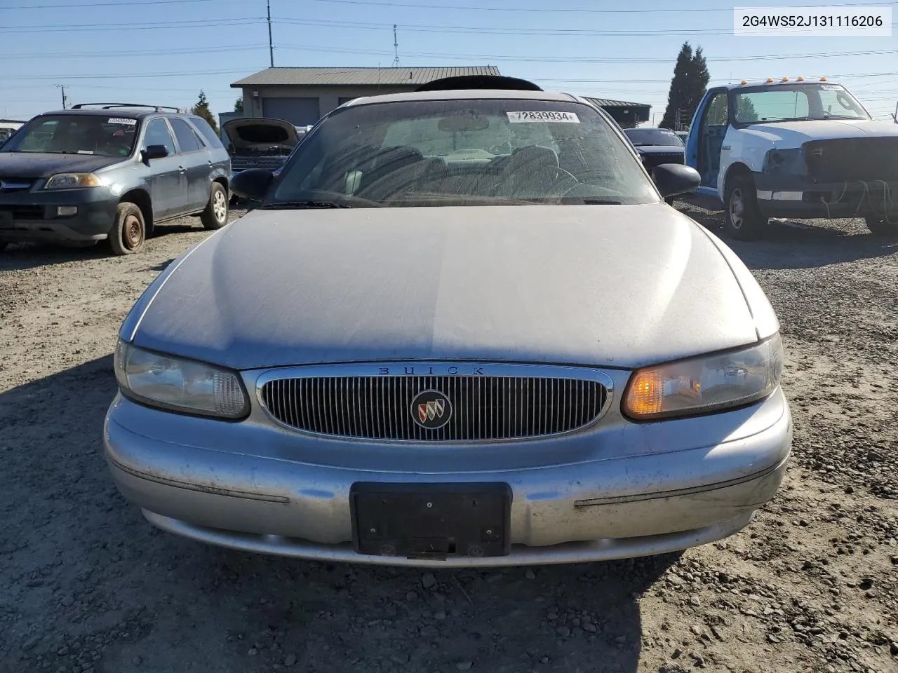 2003 Buick Century Custom VIN: 2G4WS52J131116206 Lot: 72839934