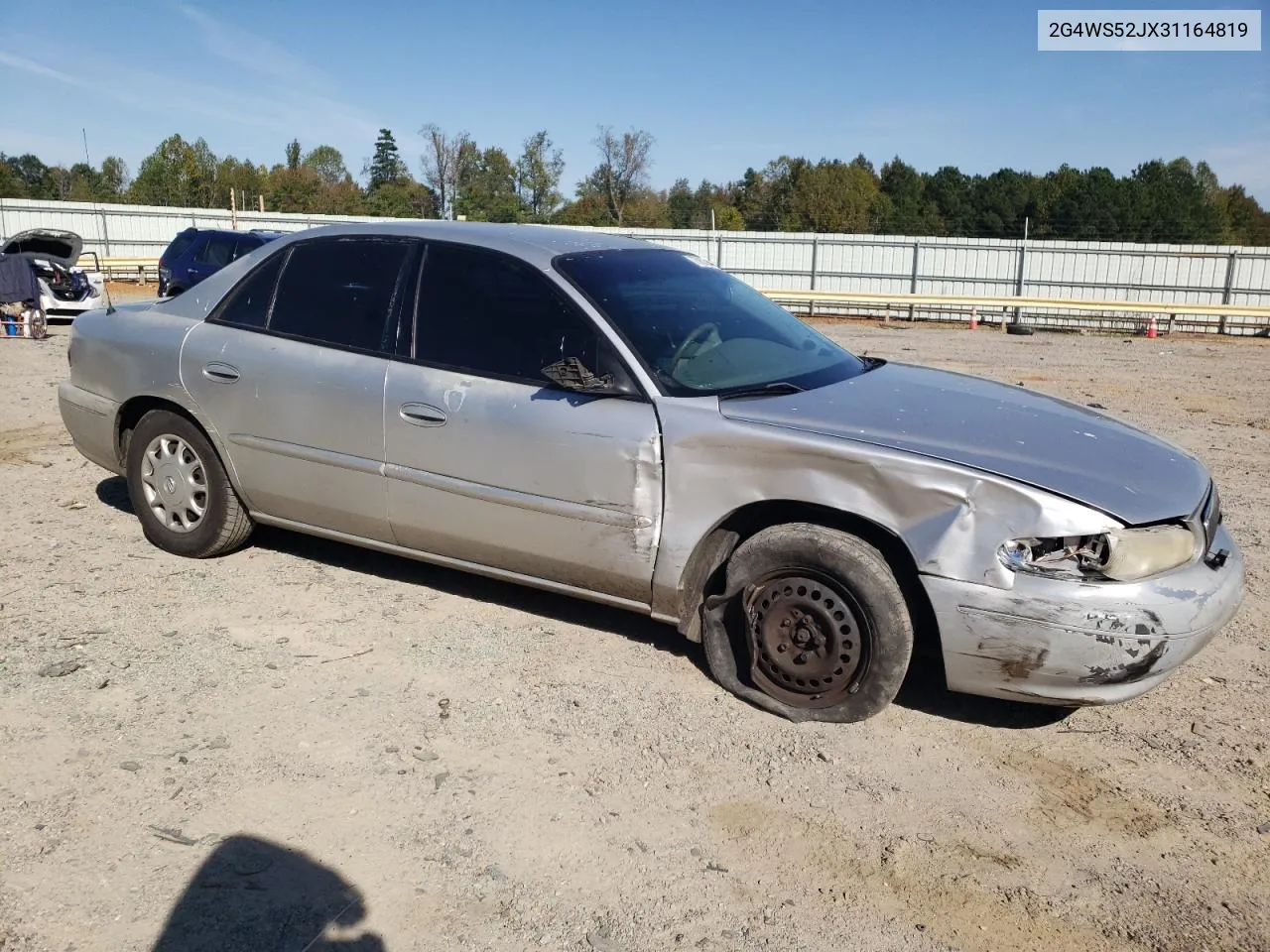 2003 Buick Century Custom VIN: 2G4WS52JX31164819 Lot: 75800844