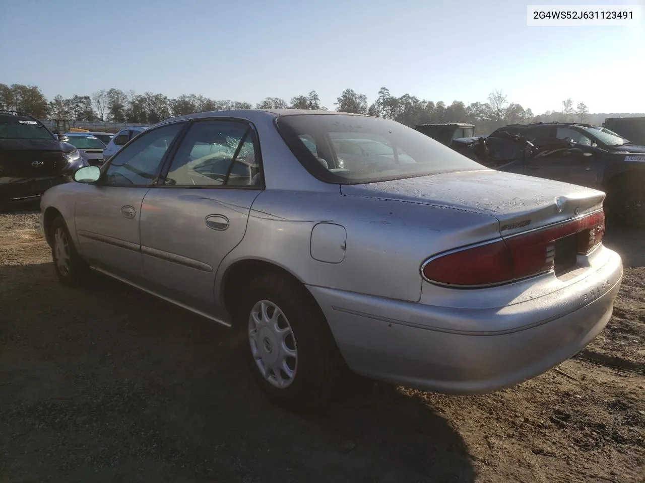 2003 Buick Century Custom VIN: 2G4WS52J631123491 Lot: 76103534