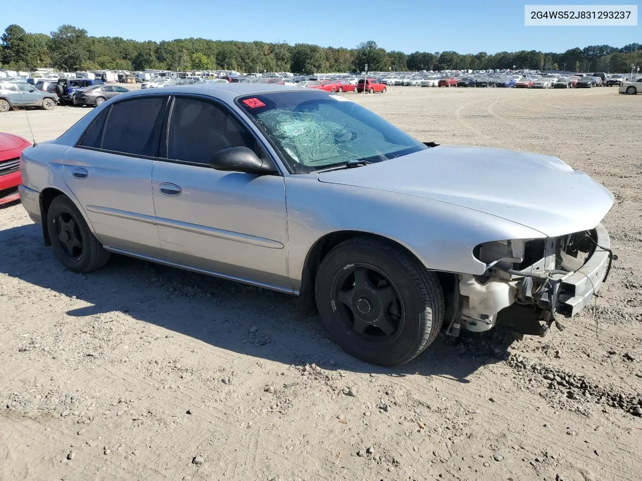 2003 Buick Century Custom VIN: 2G4WS52J831293237 Lot: 76408634