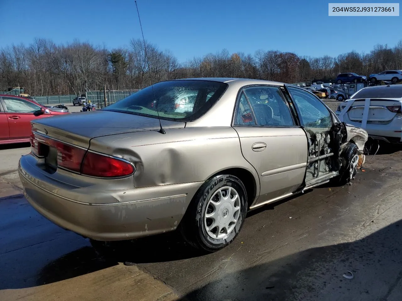 2003 Buick Century Custom VIN: 2G4WS52J931273661 Lot: 79844364