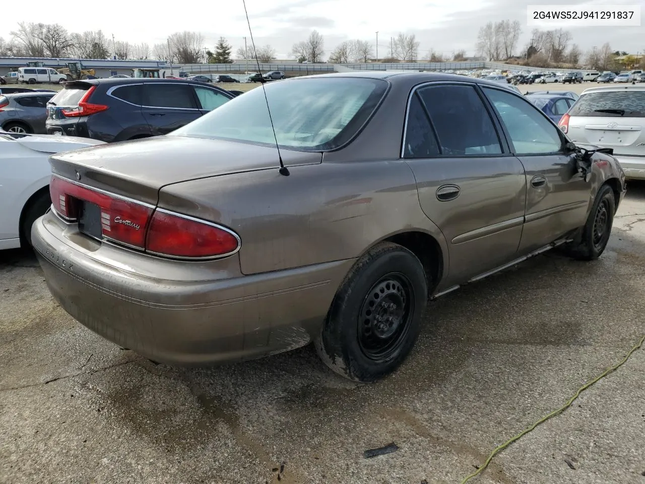 2004 Buick Century Custom VIN: 2G4WS52J941291837 Lot: 42692153