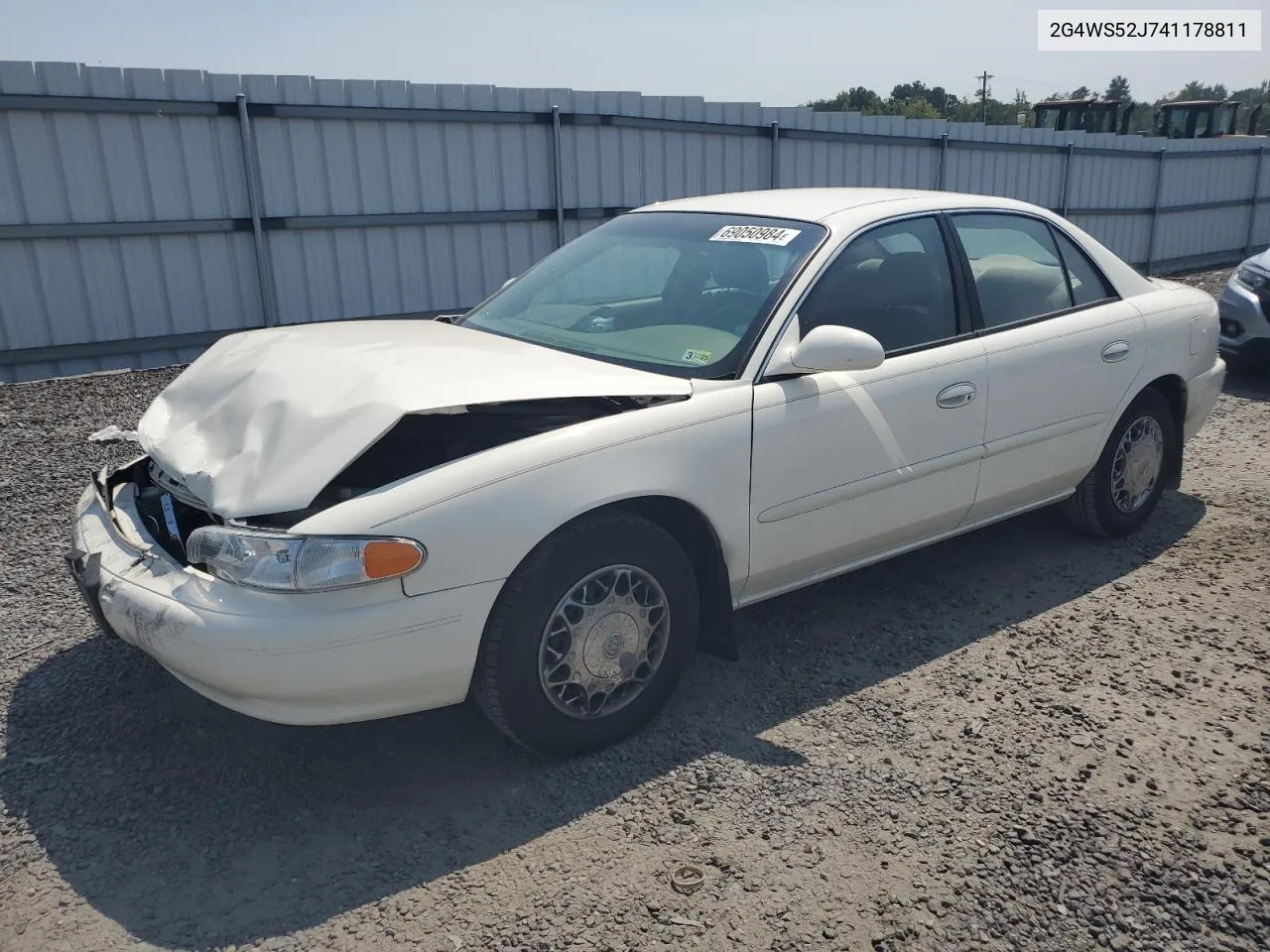 2G4WS52J741178811 2004 Buick Century Custom