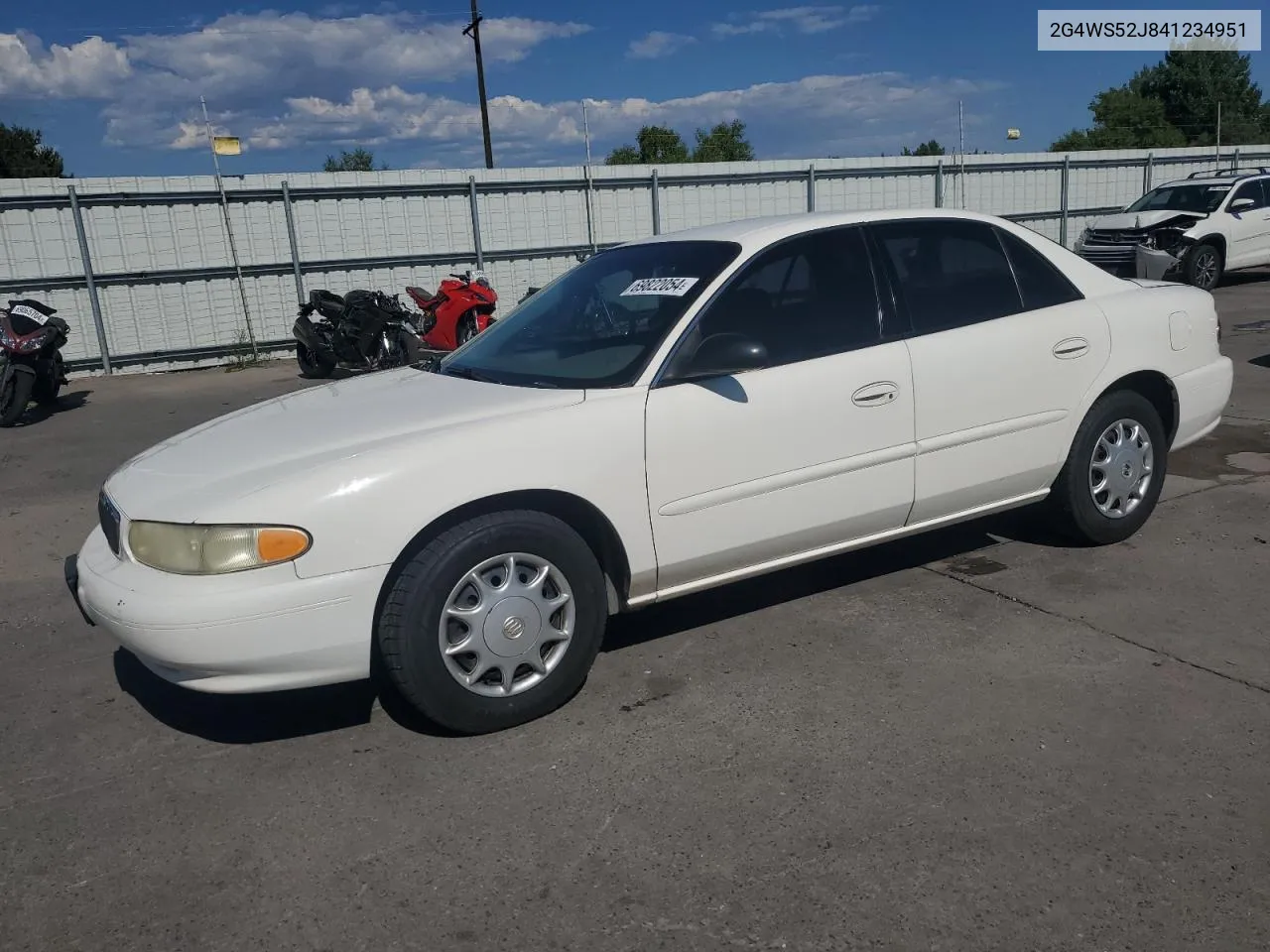 2G4WS52J841234951 2004 Buick Century Custom