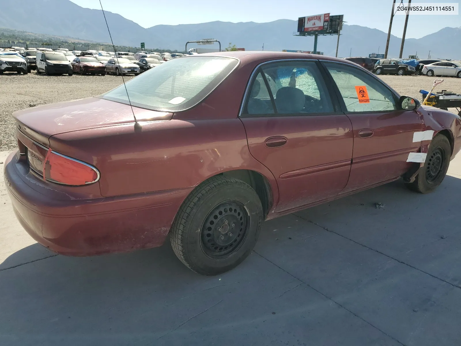 2G4WS52J451114551 2005 Buick Century Custom