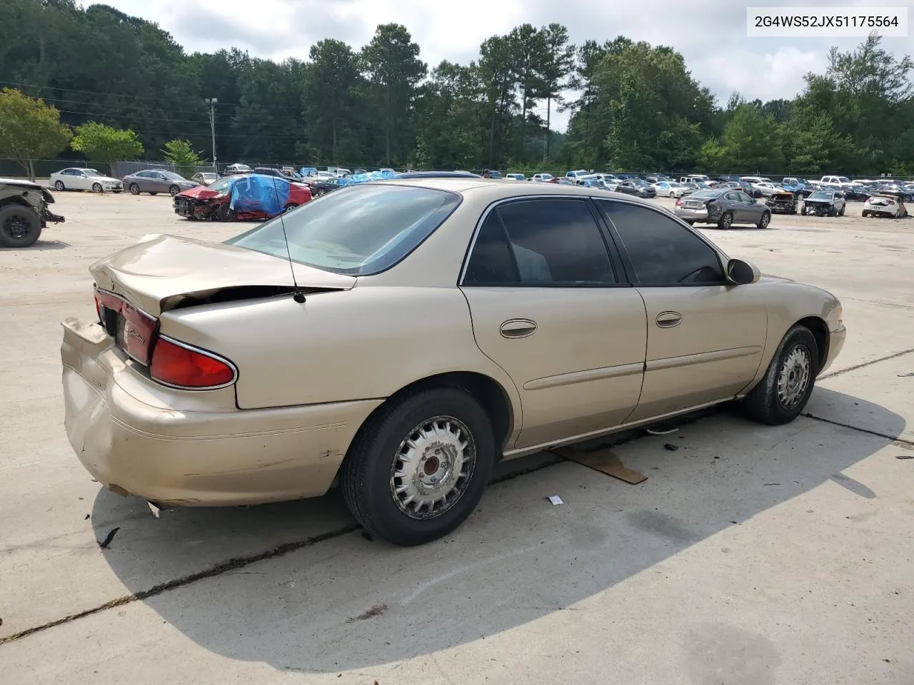 2005 Buick Century Custom VIN: 2G4WS52JX51175564 Lot: 60875404