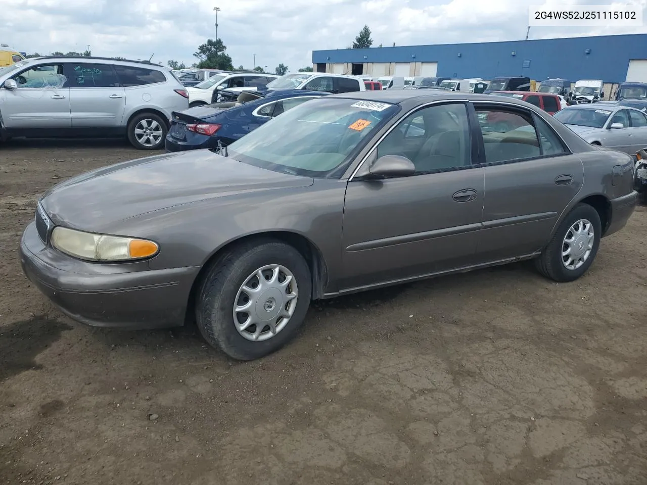 2005 Buick Century Custom VIN: 2G4WS52J251115102 Lot: 65345174