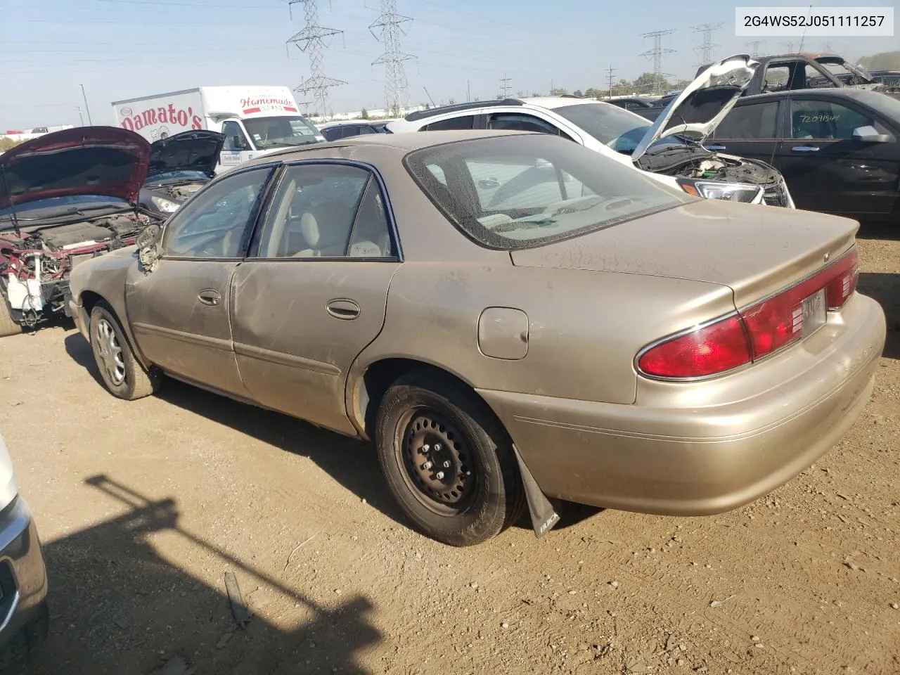 2G4WS52J051111257 2005 Buick Century Custom