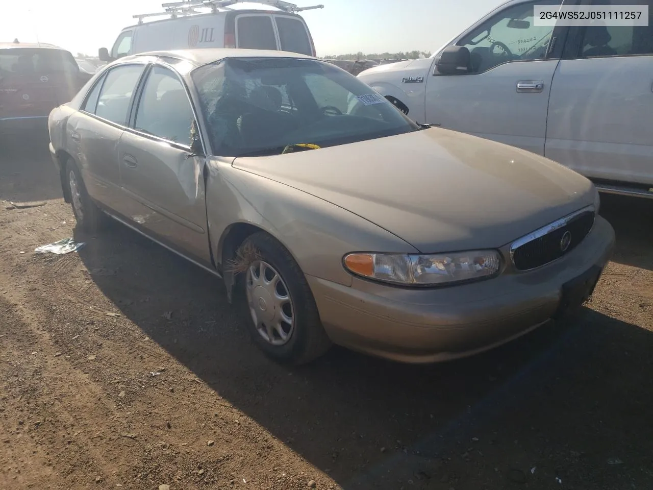 2005 Buick Century Custom VIN: 2G4WS52J051111257 Lot: 71963874