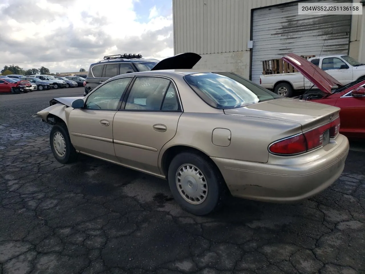 2005 Buick Century Custom VIN: 2G4WS52J251136158 Lot: 75883494