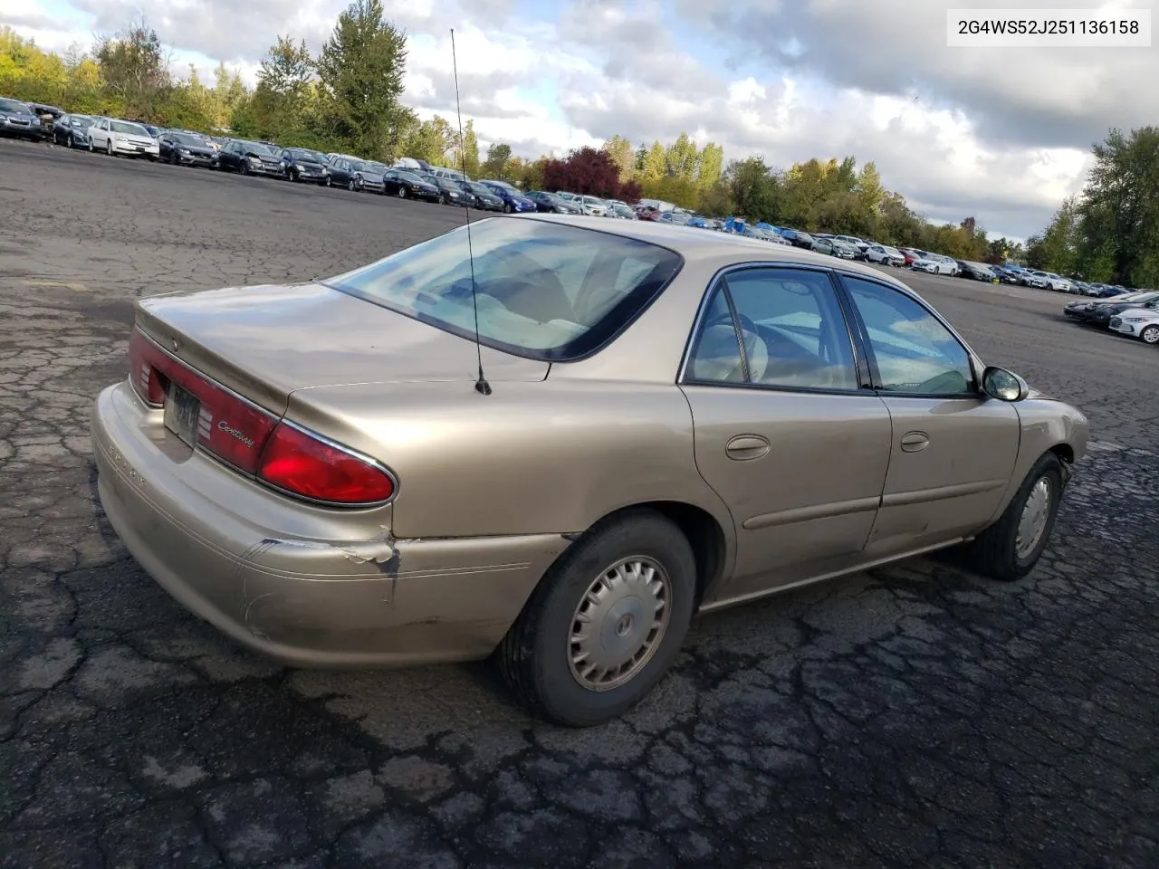 2005 Buick Century Custom VIN: 2G4WS52J251136158 Lot: 75883494