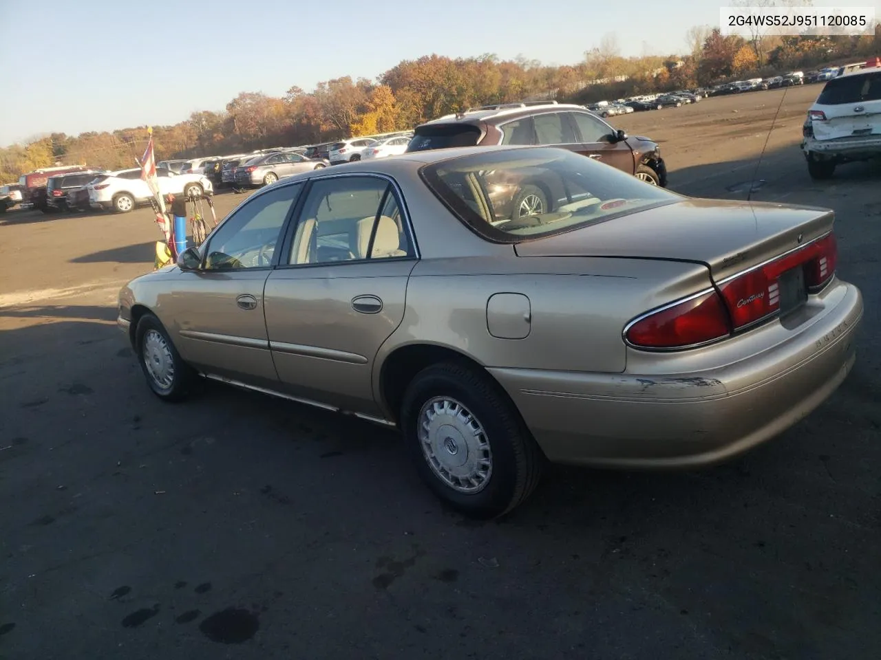 2005 Buick Century Custom VIN: 2G4WS52J951120085 Lot: 76872484