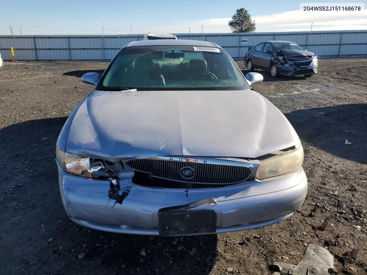 2005 Buick Century Custom VIN: 2G4WS52J151168678 Lot: 78692694