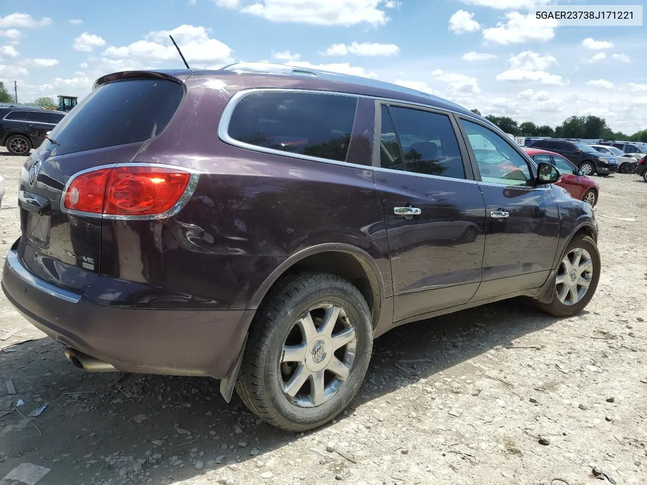 2008 Buick Enclave Cxl VIN: 5GAER23738J171221 Lot: 57132664