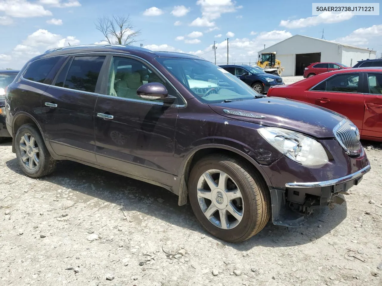 2008 Buick Enclave Cxl VIN: 5GAER23738J171221 Lot: 57132664