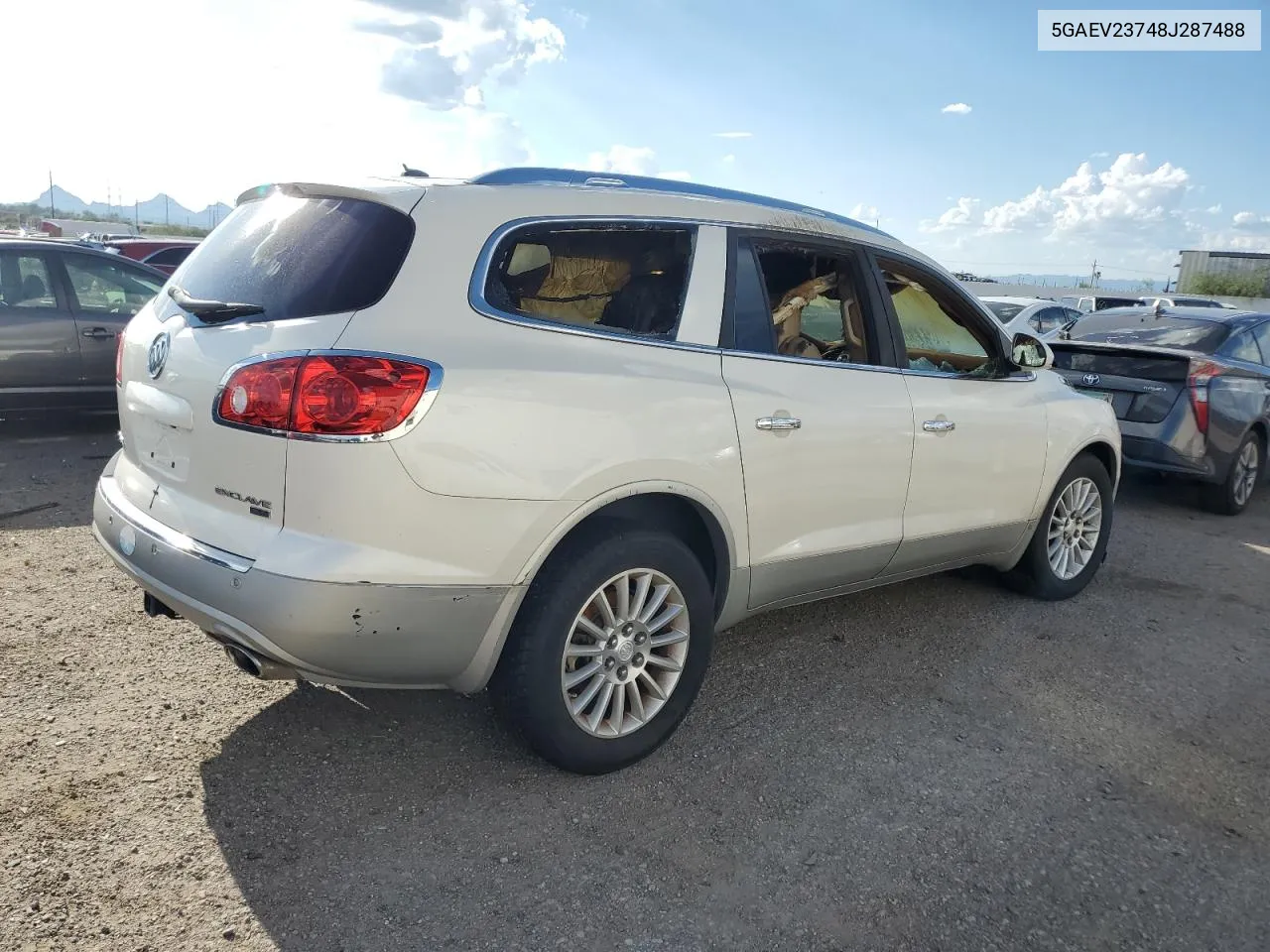 2008 Buick Enclave Cxl VIN: 5GAEV23748J287488 Lot: 67373694