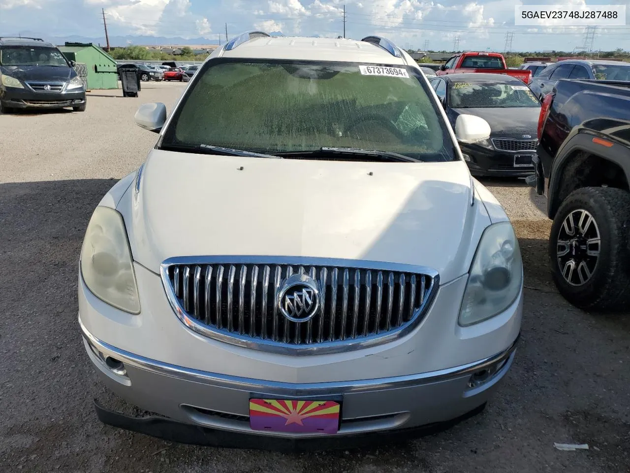 2008 Buick Enclave Cxl VIN: 5GAEV23748J287488 Lot: 67373694