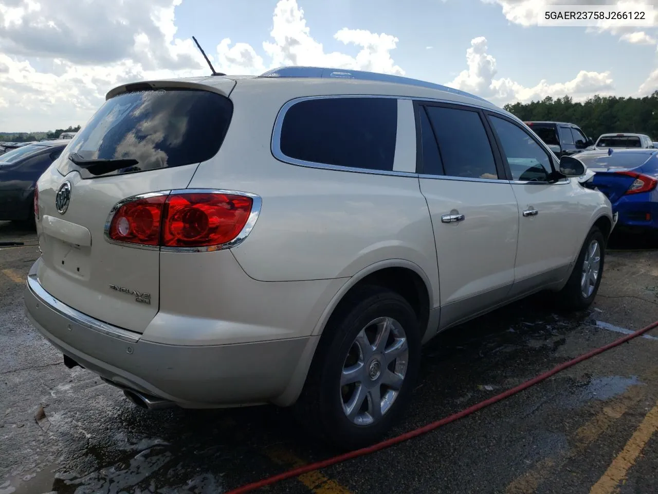 2008 Buick Enclave Cxl VIN: 5GAER23758J266122 Lot: 71799204