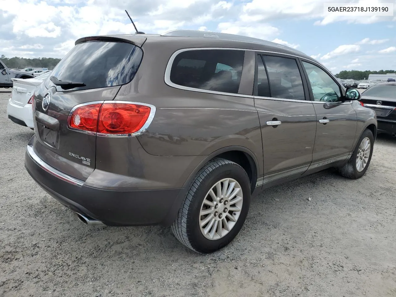 2008 Buick Enclave Cxl VIN: 5GAER23718J139190 Lot: 71842664