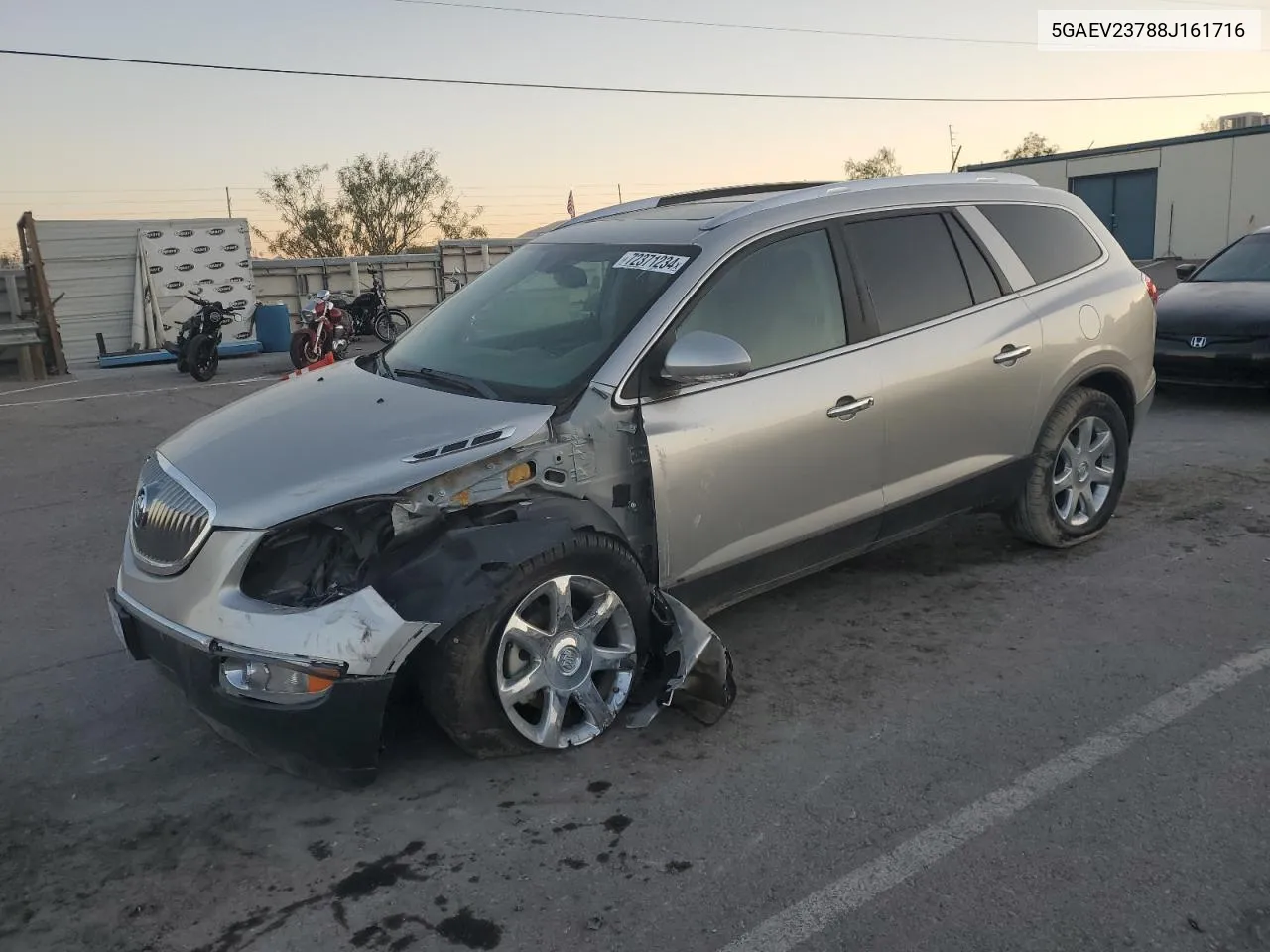 2008 Buick Enclave Cxl VIN: 5GAEV23788J161716 Lot: 72371234