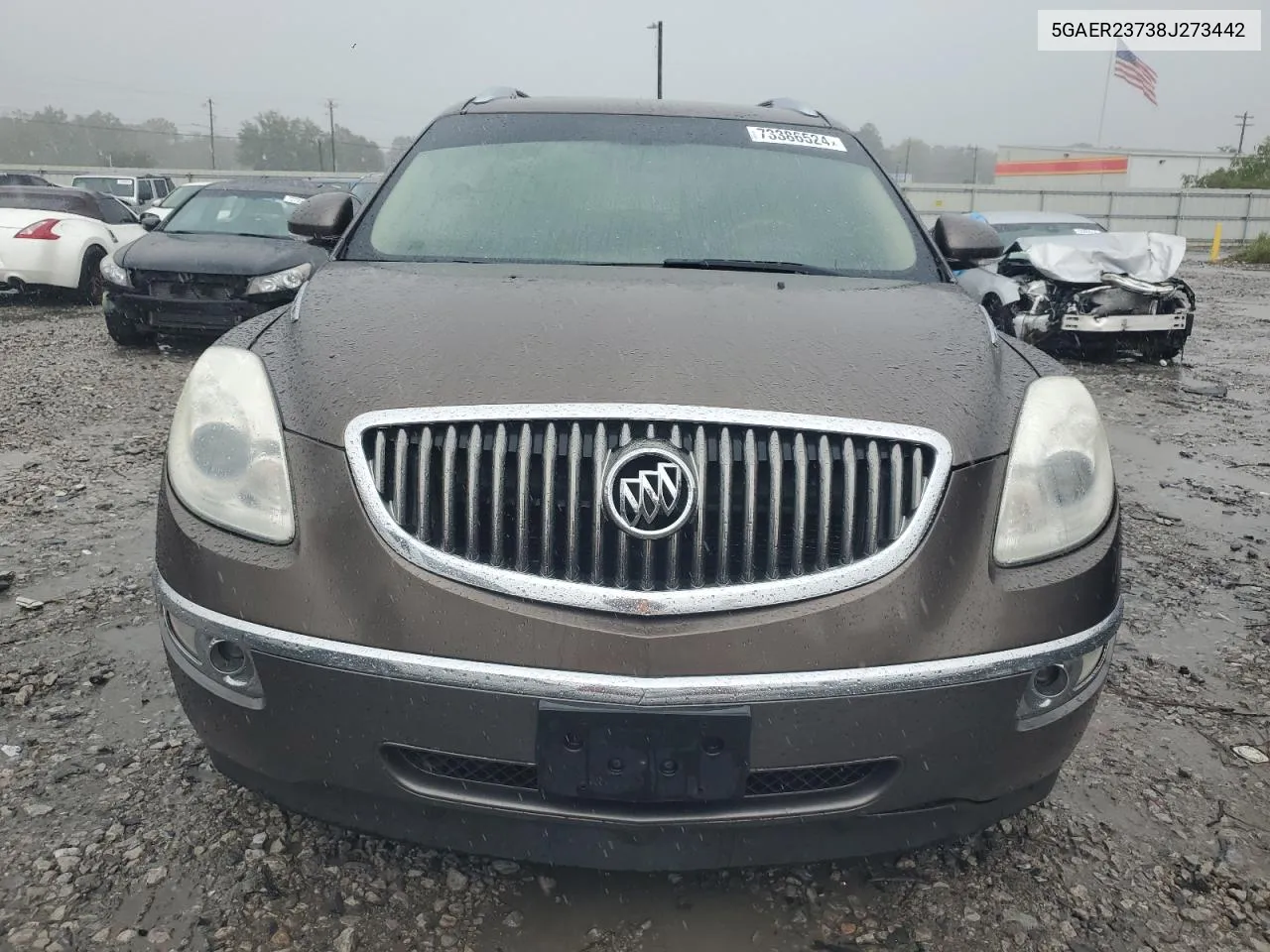 2008 Buick Enclave Cxl VIN: 5GAER23738J273442 Lot: 73386524